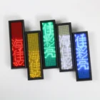 Brand New Electronic Wearable Pin Led Name Badge Scrolling All Language Messages