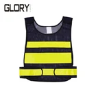 hi vis mesh security police reflective vest