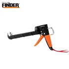 9'' 225mm Heavy Duty new half cylinder plus heavy pressure glue gun Caulking Gun with Surface matte spray treatment