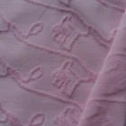 new organic cotton or bci cotton star jacquard terry towell weft knitting fabric used for baby wear