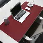 BUBM wholesale custom waterproof large PU leather office desk rgb mouse pad mat with custom logo printed