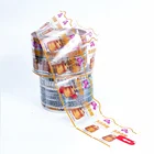 transparent logo sticker custom self adhesive printing bopp packaging label for PET bottles