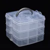 Best Retail PP Material 5 layer Removable Stackable Transparent Plastic Jewelry, Craft, Beads, Tool Organizer Storage Box