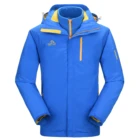 Wholesale clothing waterproof and windproof jaket winter outwear outdoor breathable thick 3 in 1 jacket