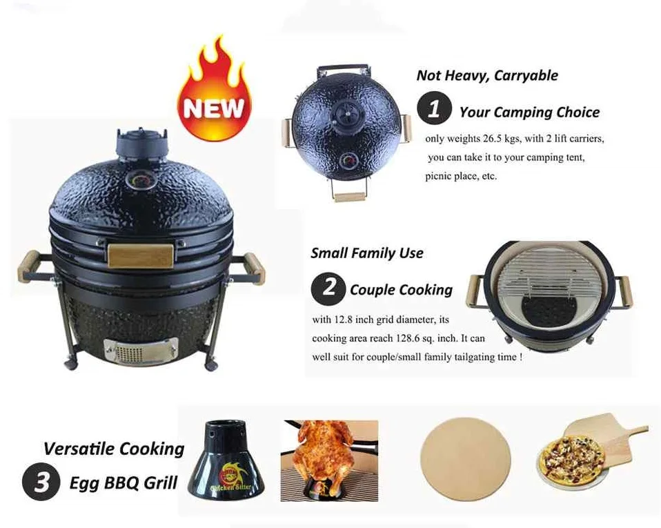 16 Inch Home And Garden Kamado Tandoor Oven Smoker Japanese Kamado