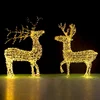 led sculpture rope christmas 3D reindeer motif light