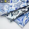 Skygen soft poplin flower shirts african print 97 cotton 3 spandex stretch fabric