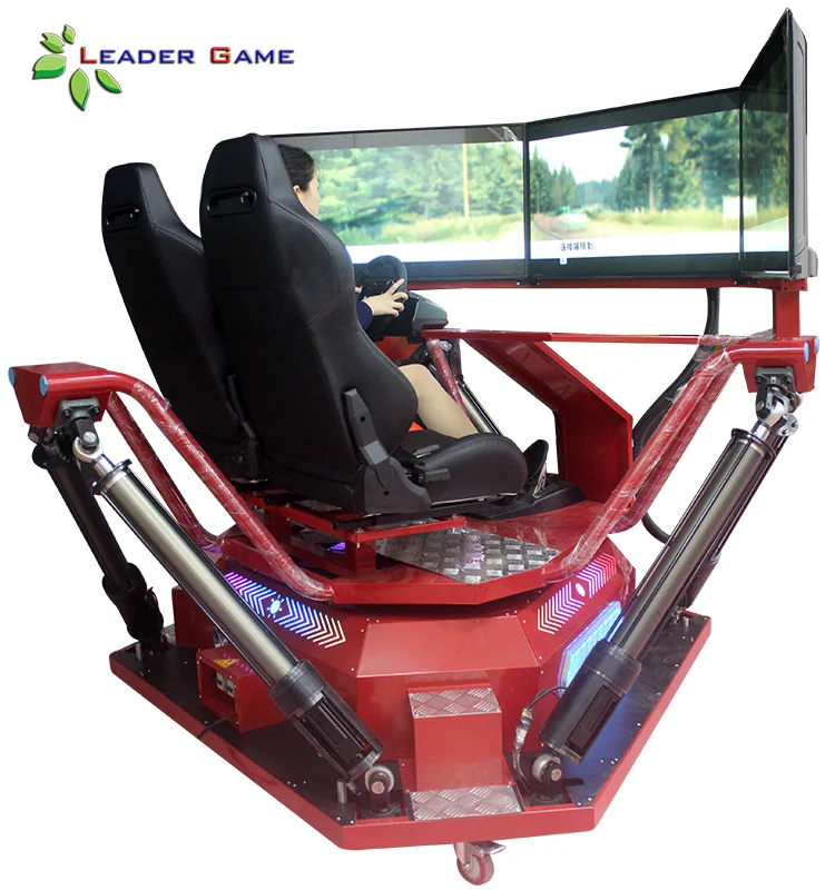 3 Screen 6dof Motion 4d Car Gaming Chair Racing Simulator Buy
