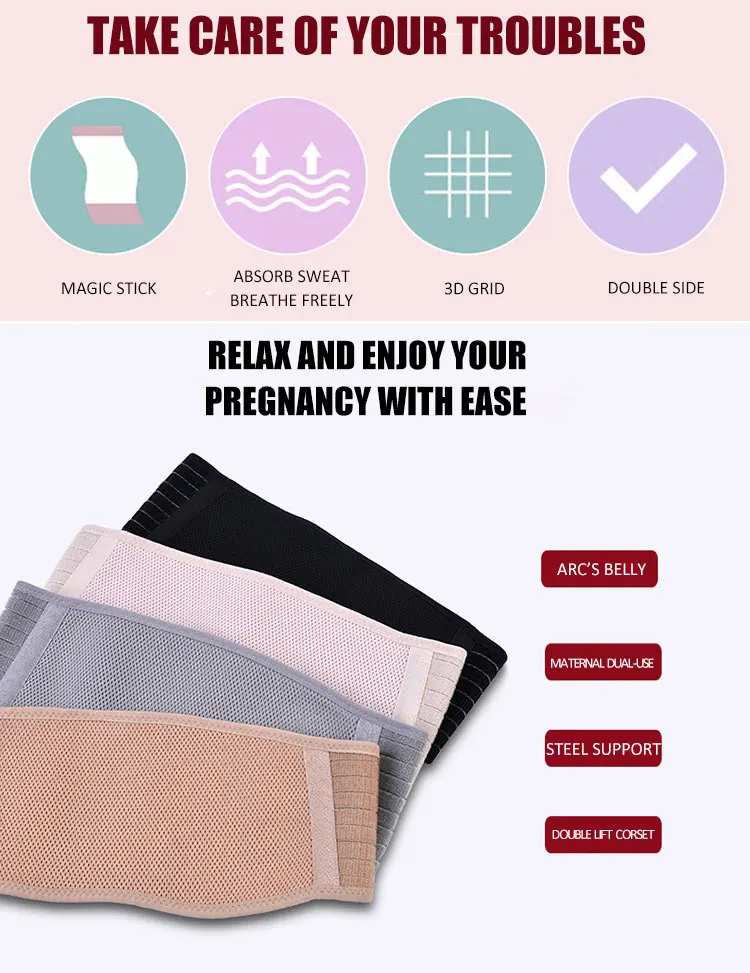 maternity pregnancy support band belly belt brace (7)