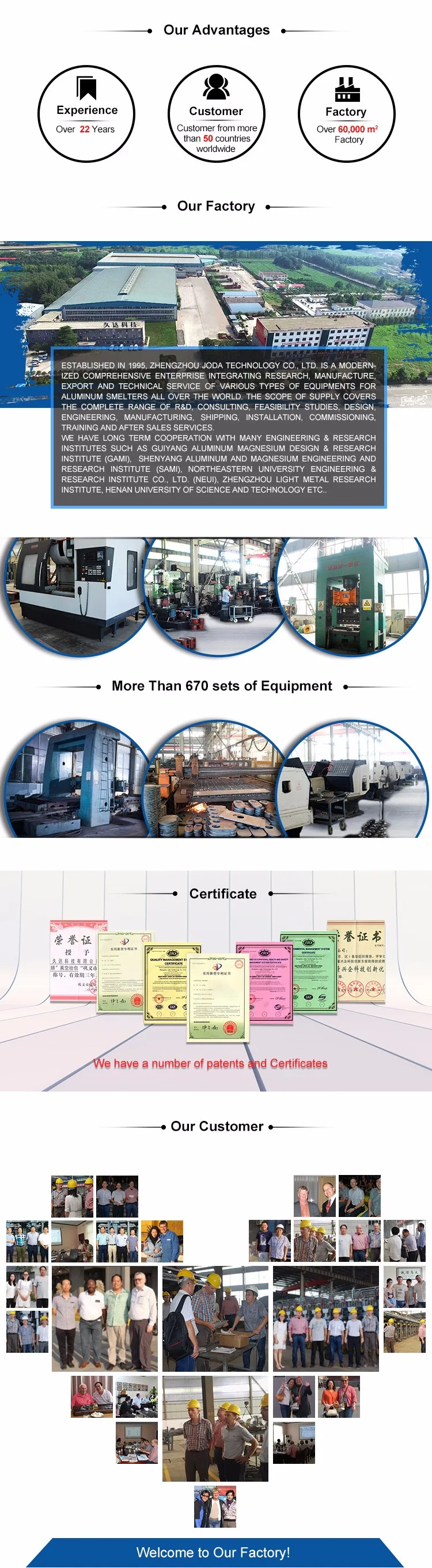 Joda Aluminum Electrolysis Industry 450Ka Busbar Jacking Mechanism 300Ka Busbar Lifting Machine