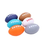 Custom PU Promotional American Football /Rugby ball Shaped PU Kid Toy Foam Anti Stress Ball