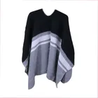 Winter Fashion Women Shawl And Scarf 100% Acrylic Cape shawl scarf