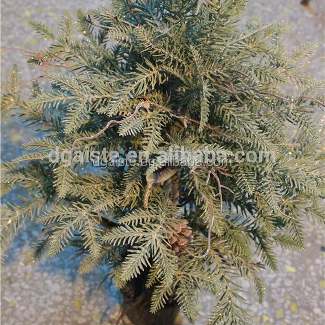 christmas indoor ornament small decorative otted pine tree
