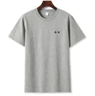 100% cotton women summer short sleeve low moq embroidery plain custom o round neck printing blank white t shirt