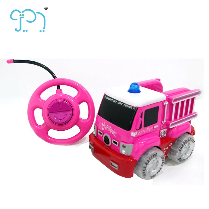 2 canaux RC camion logo personnalisé à vendre pour les filles jouet rose