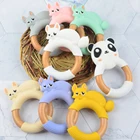 2018 Cheap And Good 100% Food Grade Silicone Baby Teether New Born Baby Products