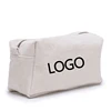 Promotional cheap customized small bridesmaid Pouch Zipper Cosmetic Makeup Bag cotton