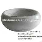 Hot!!modern sanitary wares marble stone washbasin by hand carved round bathroom sinik