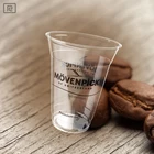 R450Y-A PLA 生分解性使い捨て高品質コーヒージュース茶トウモロコシプラスチックカップと蓋