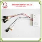 NEW !! Light sensitive & sound button Mix module light activated sound module with 6 light sensor keys for children books