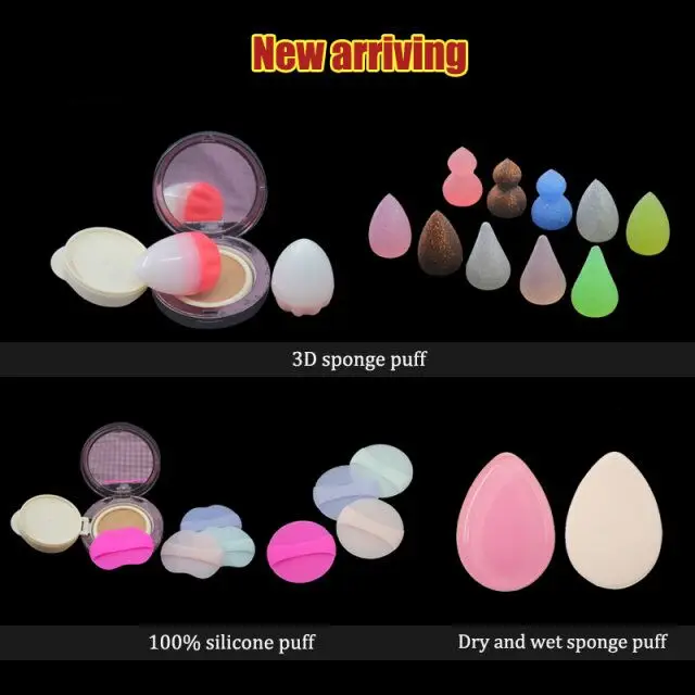 new top selling products cosmetic silicone powder puff for make