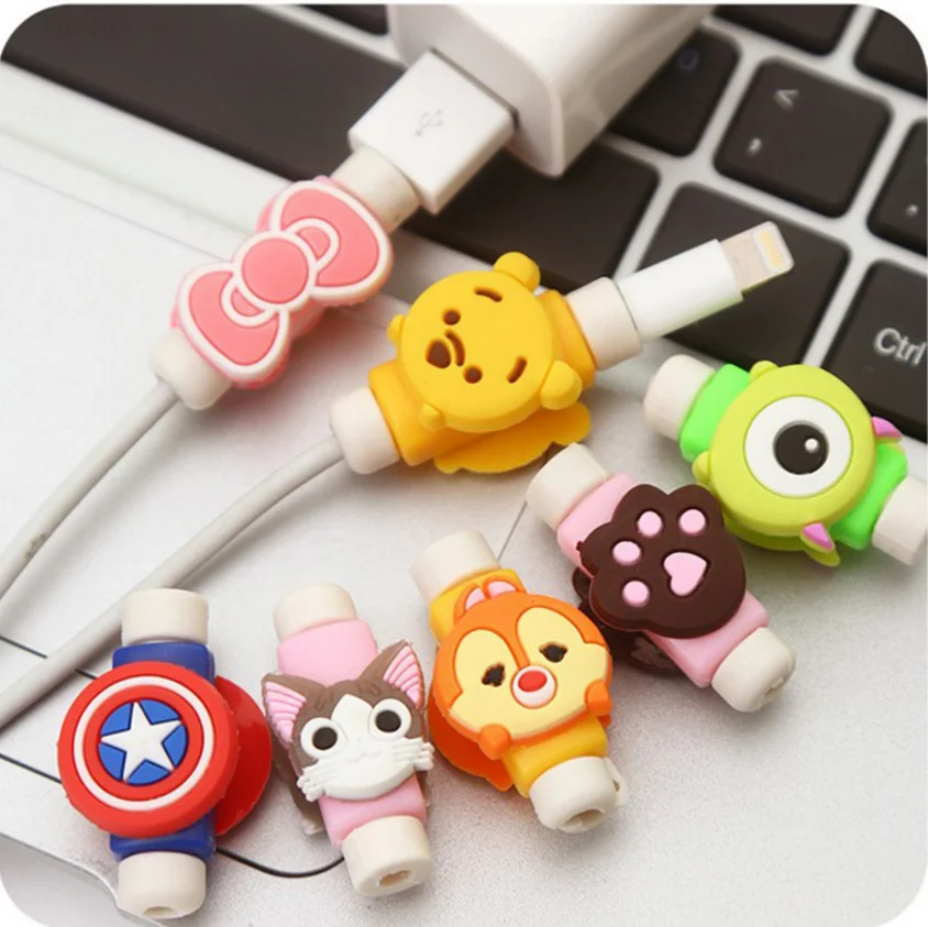 RISHUN Mobile Phone Accessories Practical USB cable protector and cable winder sets - ANKUX.COM