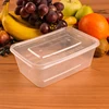 Disposable Plastic Bento Lunch Box Food Packing Box 750ML