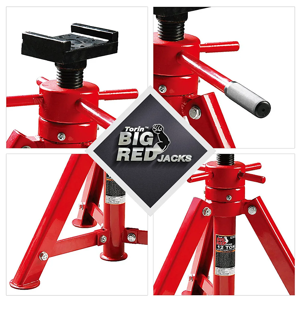 Torin Trf3202 Hot Sale Widely Use 12 Ton Adjustable Foldable Screw Jack