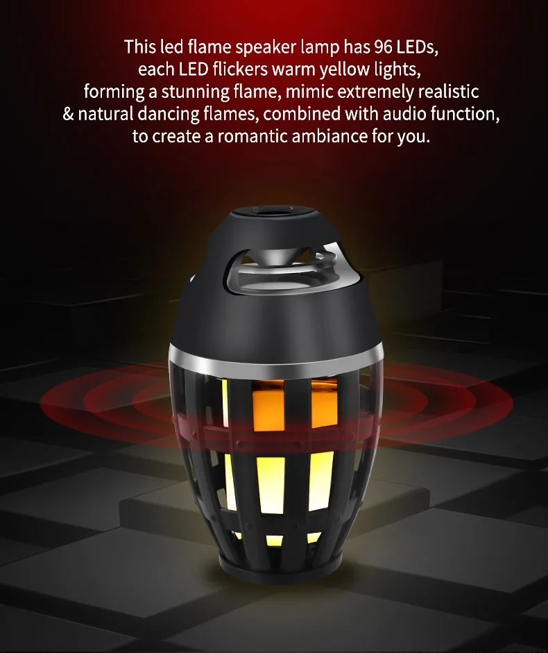 Mini USB Portable Sound Music Box Stereo Handsfree Flame wireless Speaker - ANKUX.COM