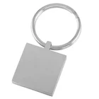 316 L Stainless Steel Blank Key Chains Advertising Custom LOGO Key Rings