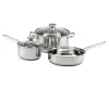 Non-stick Cookware Sets Stainless Steel Kitchenwares 5Pcs Stainless Steel Cookware Set with High Quality Sand Polish
