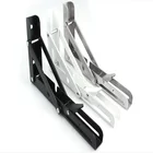 OEM Folding Shelf Table Folding Bracket Adjustable Metal Folding Shelf Stainless Steel Bracket