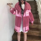 Hot Selling New Women Long Sheep Fur Fashion Design Wool Duck Down Coat