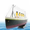 RC 1 325 rc titanic toy Boat Grand Cruise Ship 3D Titanic Century Classic Love Story RC Boat High Simulation Ship Model Toys