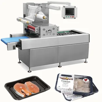 Multi Purpose Automatic Salmon Fish Skin Vacuum Packing Machine Seafood