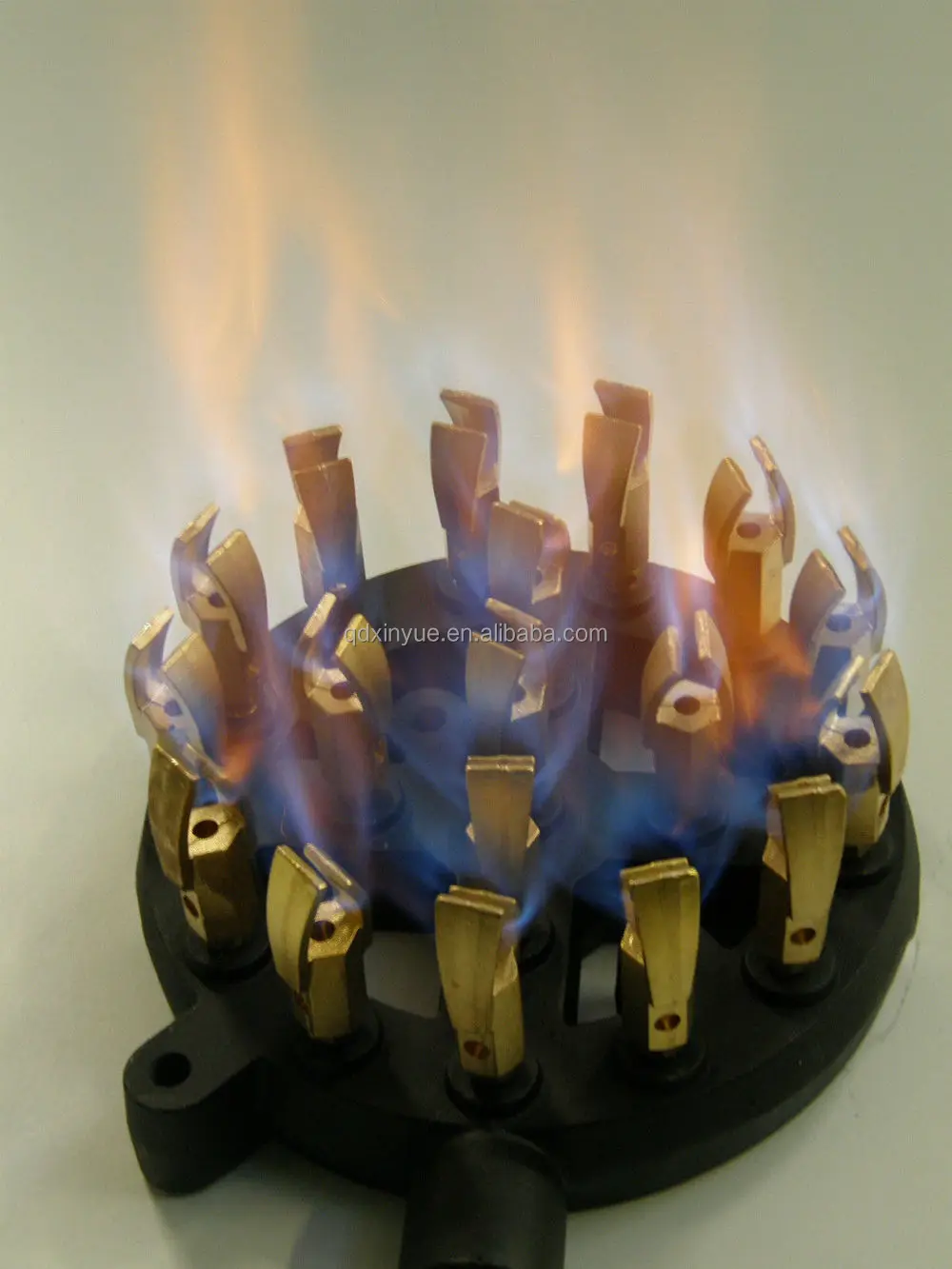 Cast Iron 18 Jet Duckbill Burner Lp Gas / Lpg High Pressure Gas Burner