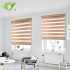 Wholesale indoor double roller shade zebra blinds price for window