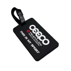 Wholesale fashion plastic rubber custom soft pvc travel luggage tag