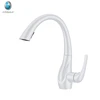 Optional colors luxury brass faucet white finished kitchen sink taps white kitchen faucet