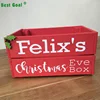 Personalised Christmas Eve Wooden Crate Gift Box
