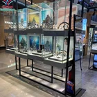 Modern Watch Kiosk Floor Stand Luxury Watch Display Cabinet Showcase