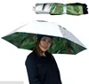 Wholesale 95cm plus foldable head umbrella sun hat umbrella Hands Free for Fishing Hiking Beach Camping customize logo