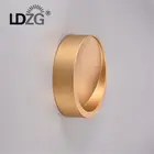 Cheap Wholesale black gold chrome round small wall sconce decorative led lighting hotel