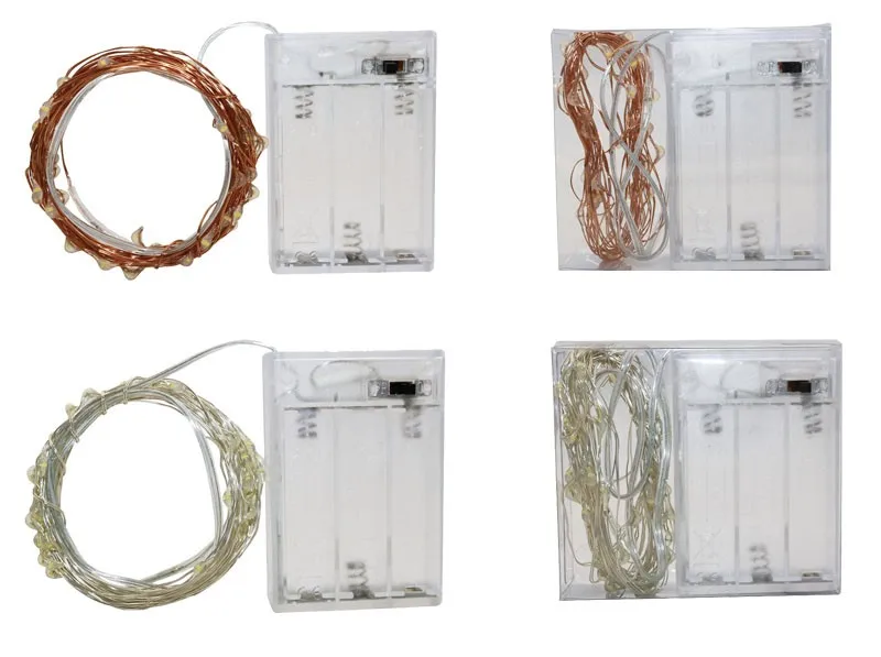 High Quality Cr2032 3aa 6aa Battery Operated Copper Wire Fancy String Lights,Short String ...