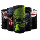 Fuzhou Qeely custom headwear printed seamless neck tube polyester bandana