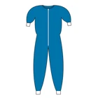 Disposable Microporous Safety Protective Clothing Food Industry Painting Laboratory Work Coverall
