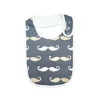 OEM Amazon supply Factory wholesale Organic Cotton Baby Bib Drool Waterproof Spit Up Bibs