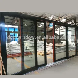 Well Designed aluminum triple glass window &amp door and awning double with grill glazing windows