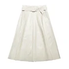 High quality vintage Normcore/Minimalist elegant casual women's skirt