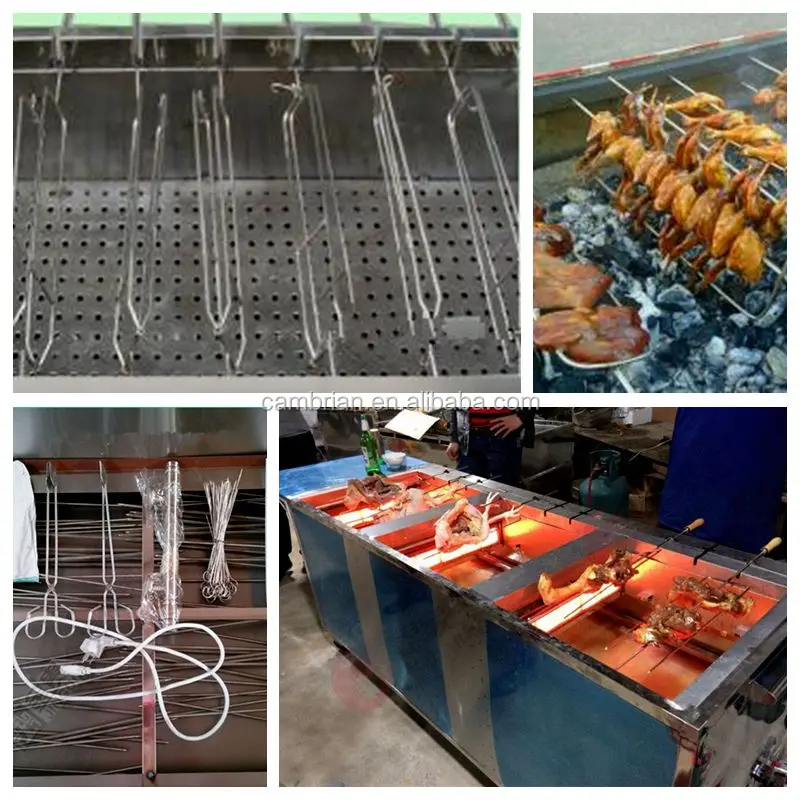 rotary chicken grill machine